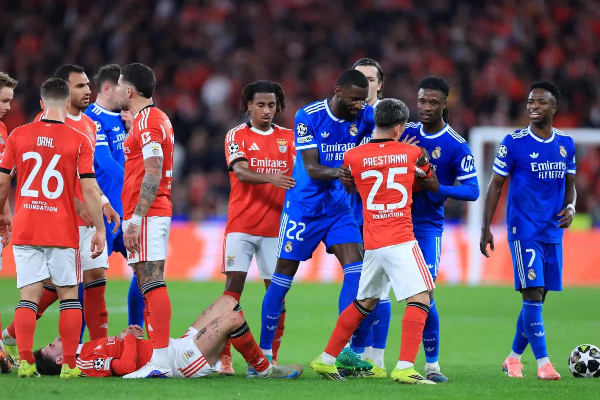 Em causa está o incidente da primeira mão com Vinicius Júnior