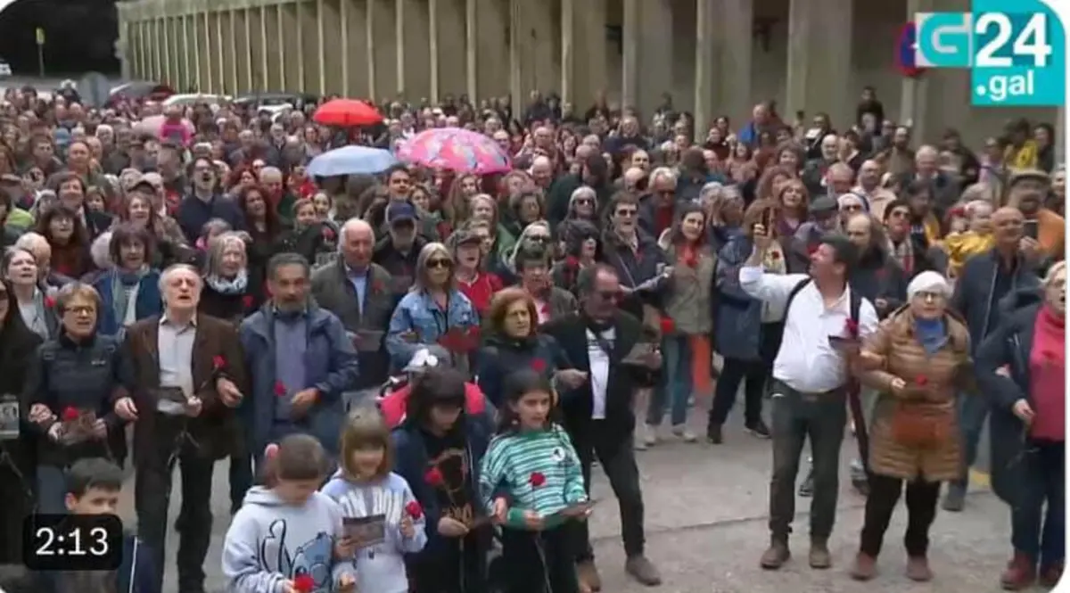 Imagem de contexto do artigo Na capital da Galiza, também se cantou a "Grândola"