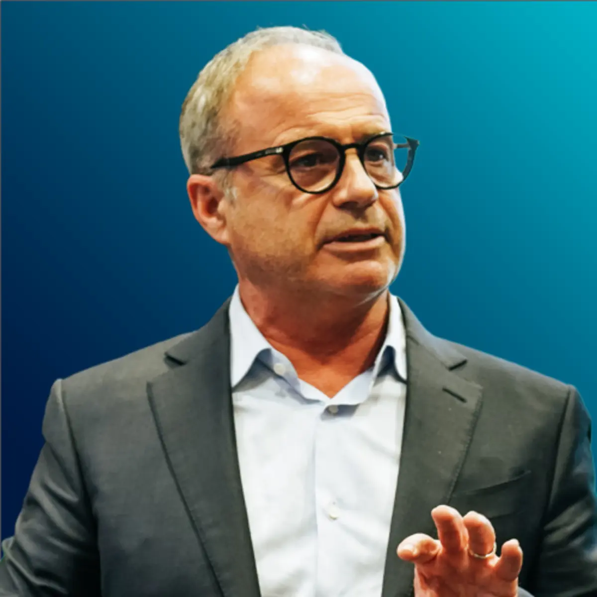 Luís Campos com Nasser Al-Khelaifi, proprietário do Paris Saint-Germain