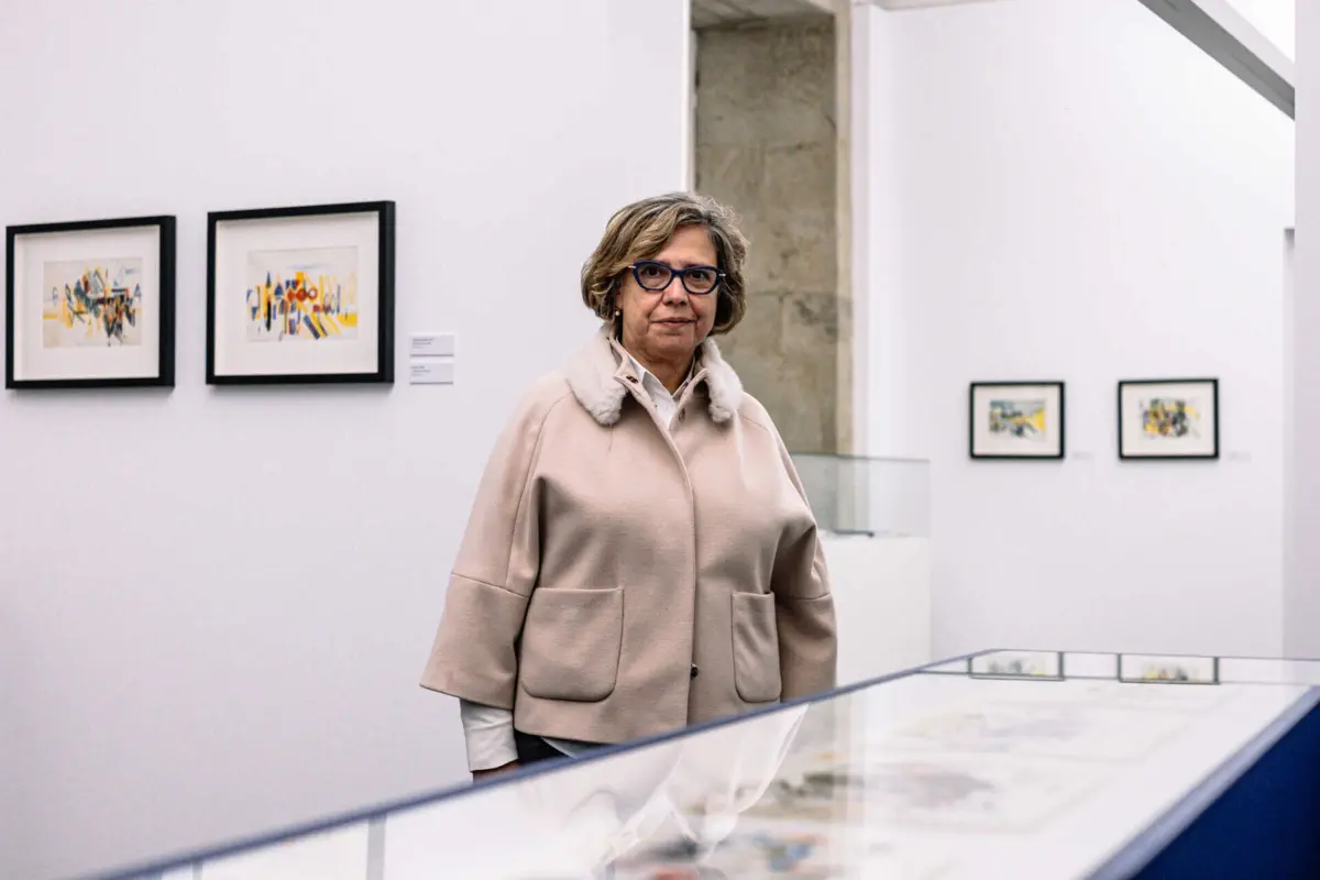 Laura Afonso, viúva do pintor Nadir Afonso