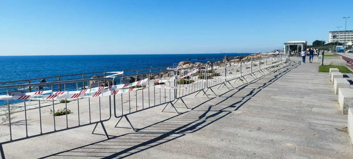 Zona está vedada por segurança