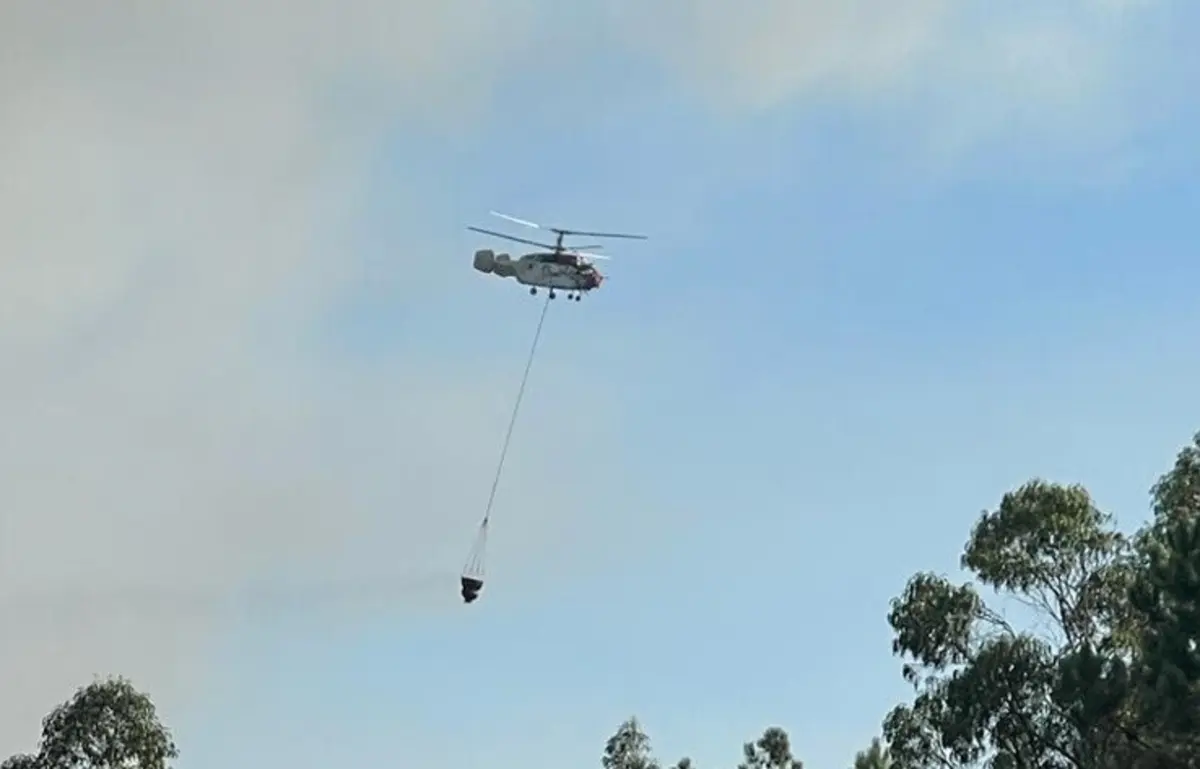 Quatro bombeiros já foram transportados para o hospital