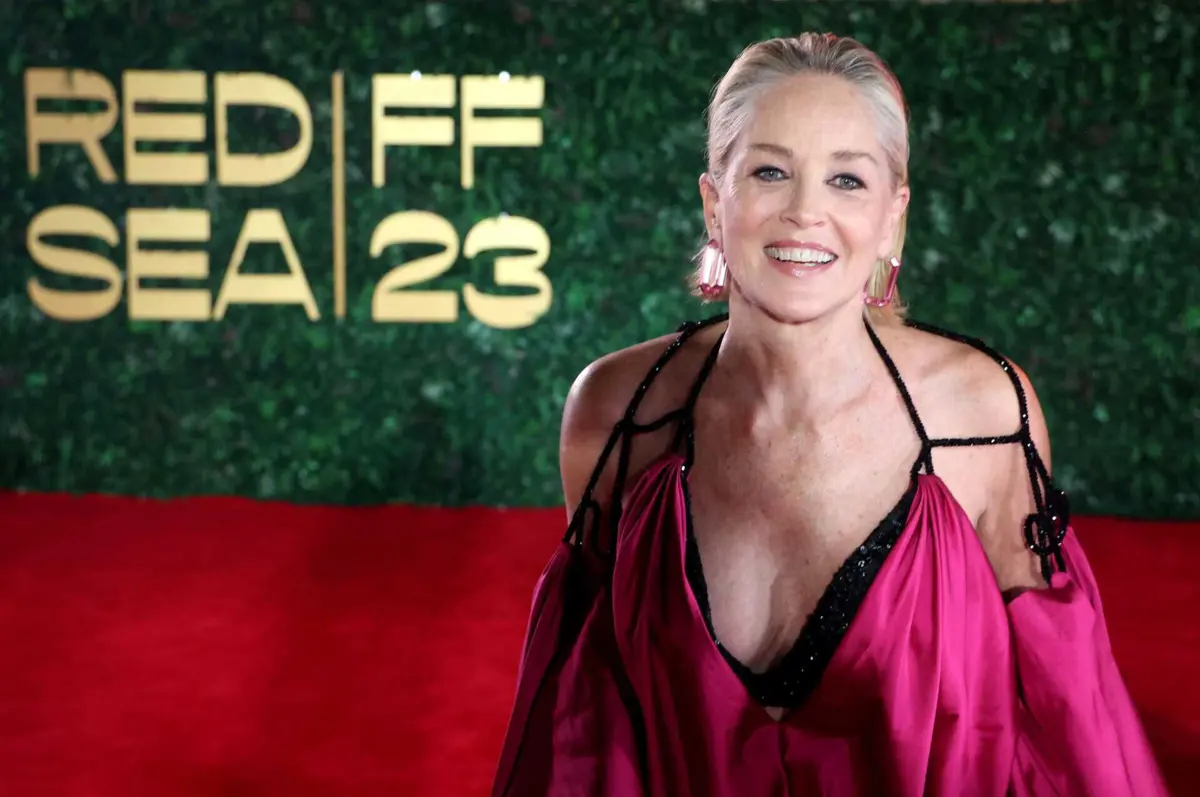 Sharon Stone, de 66 anos: “Estamos todos a tentar confrontar os nossos demónios e estamos todos a agir, incluindo eu”.