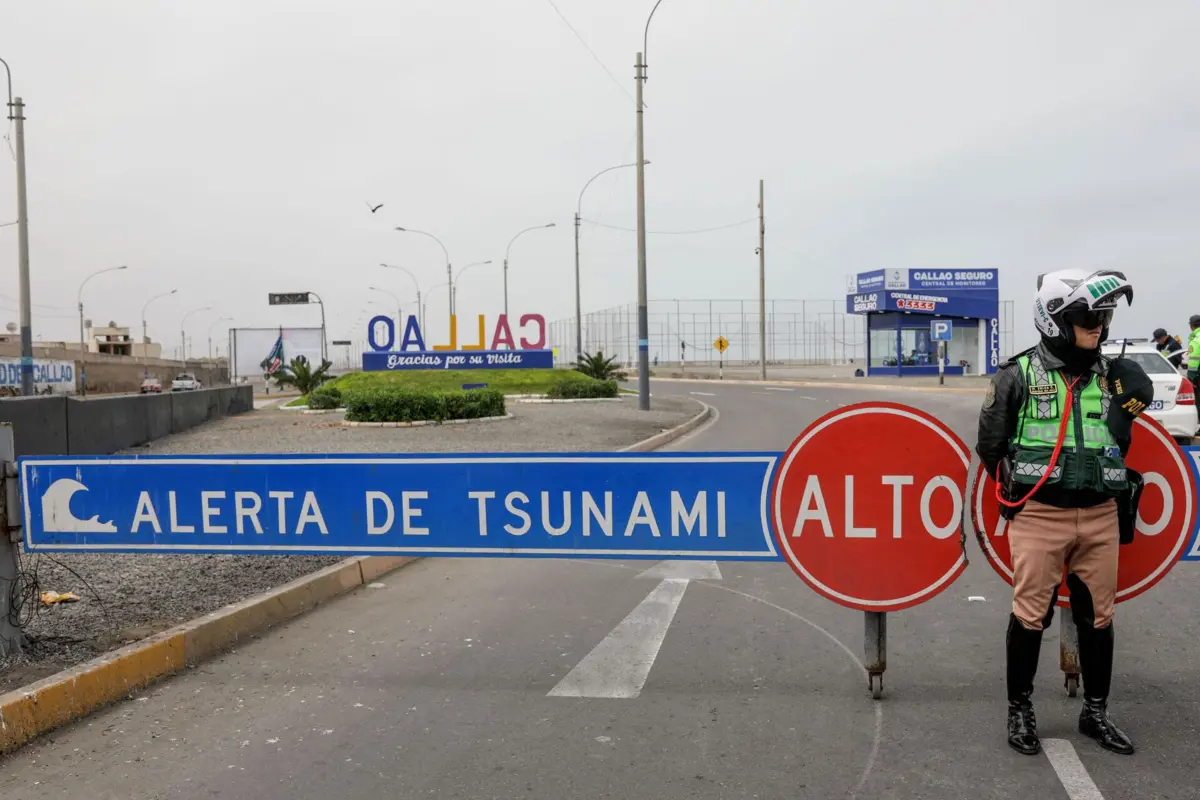 Alerta de tsunami no Peru