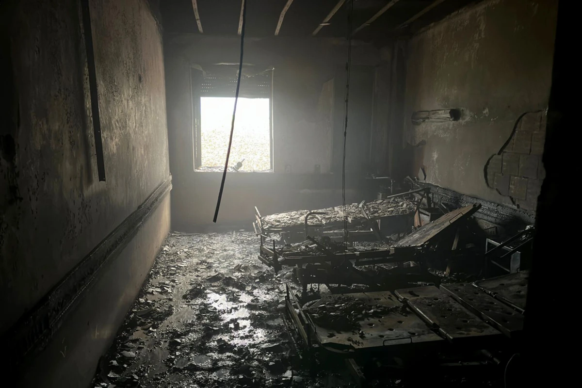 Polícia Judiciária foi chamada ao local para investigar o incêndio