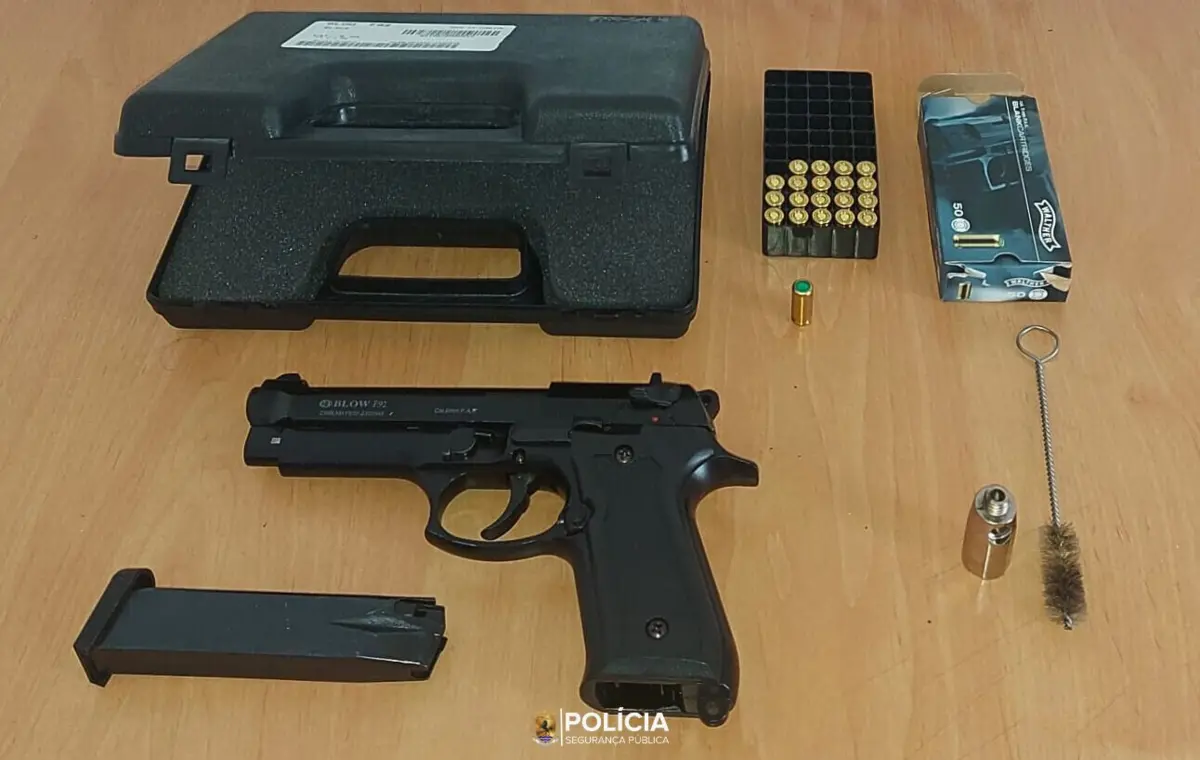 Material apreendido pela PSP