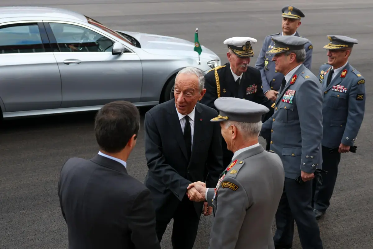 Marcelo Rebelo de Sousa na Academia Militar