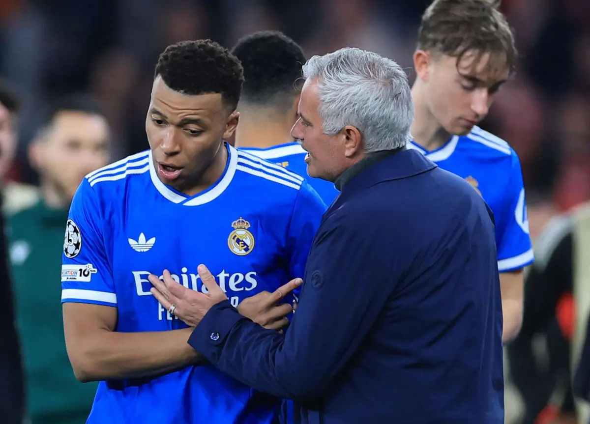 Mbappé junta-se a José Mourinho nas ausências para o Real Madrid-Benfica