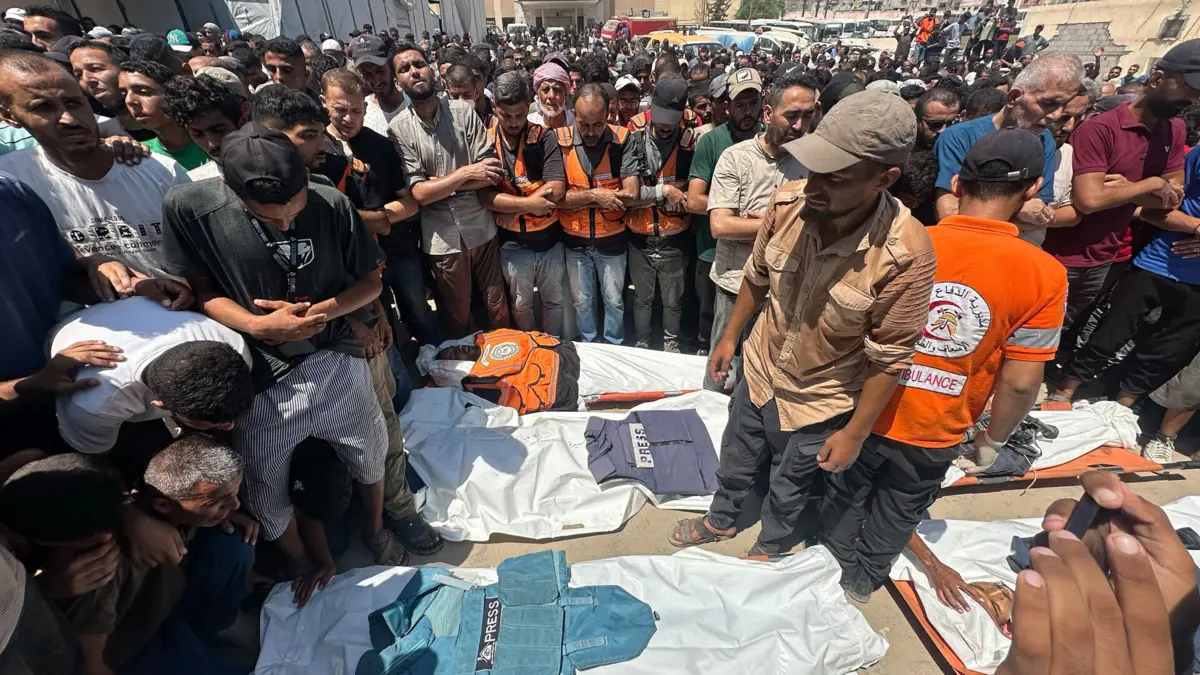 Jornalistas mortos em ataque no Sul de Gaza