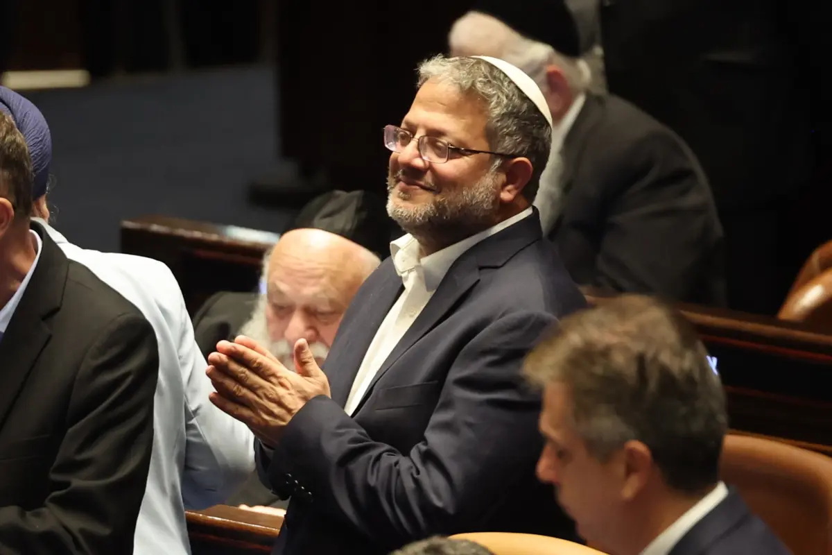 Ministro israelita da Segurança Nacional, Itamar Ben-Gvir