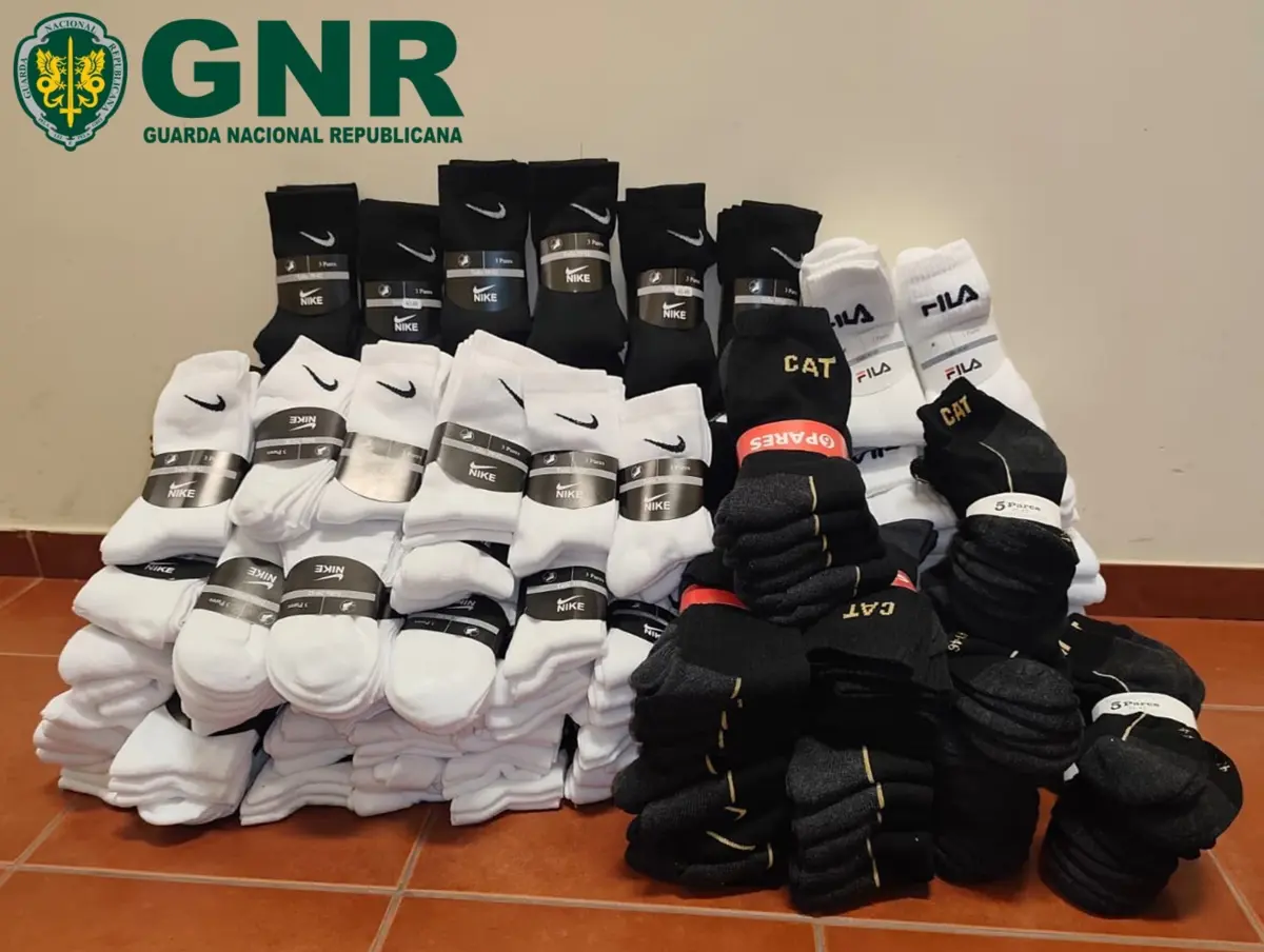 GNR apreendeu 360 artigos contrafeitos