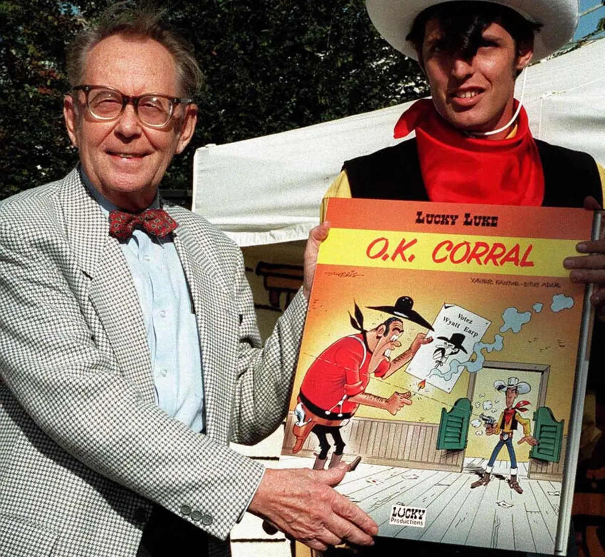 Morris inscreveu o seu nome na História da BD com a criação de Lucky Luke