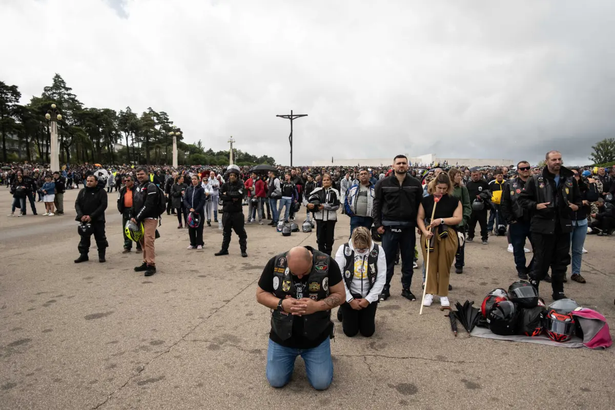 A peregrinação anual dos motociclistas a Fátima juntou cerca de 70 mil motards