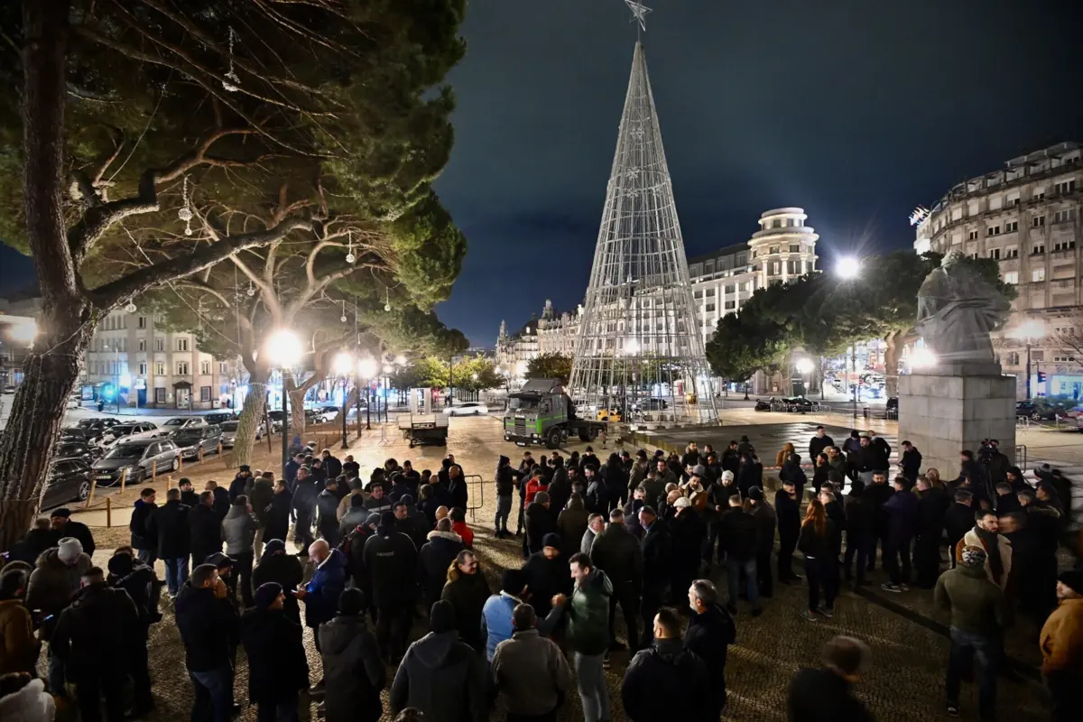 Concentração surge na sequência do protesto de um agente da PSP do Comando Metropolitano de Lisboa