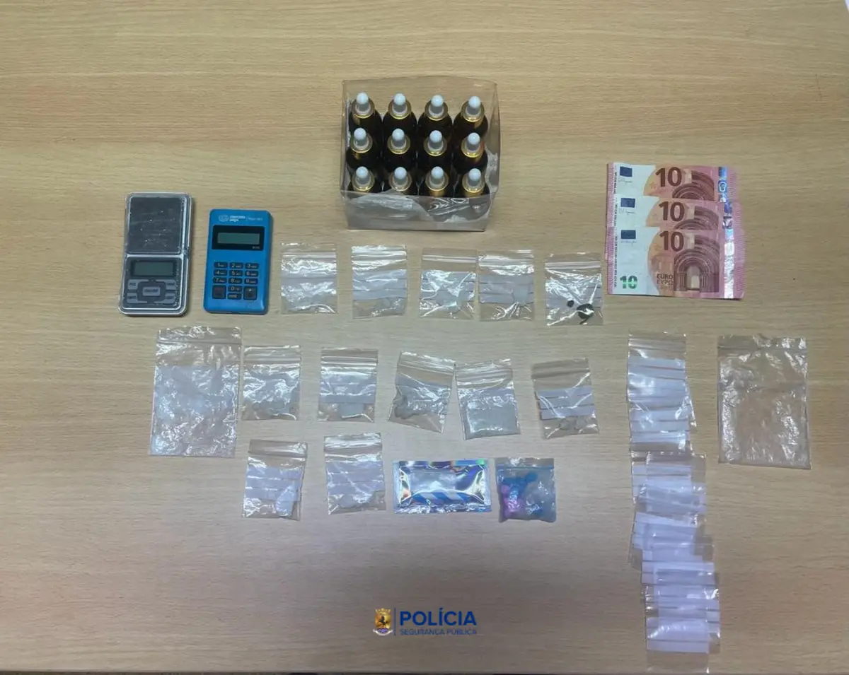 PSP apreendeu droga e material usado no tráfico