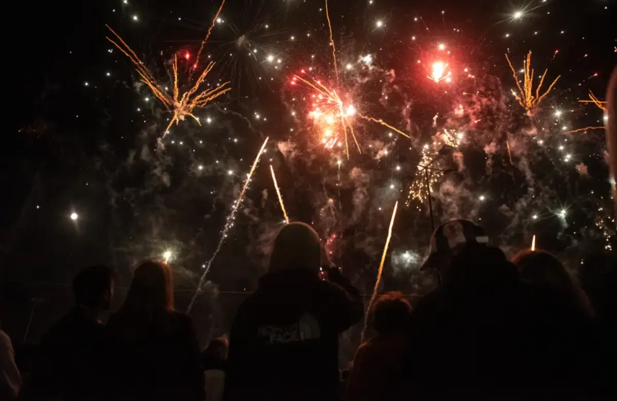 Espetáculo de fogo de artifício será às 21.45 horas de terça-feira