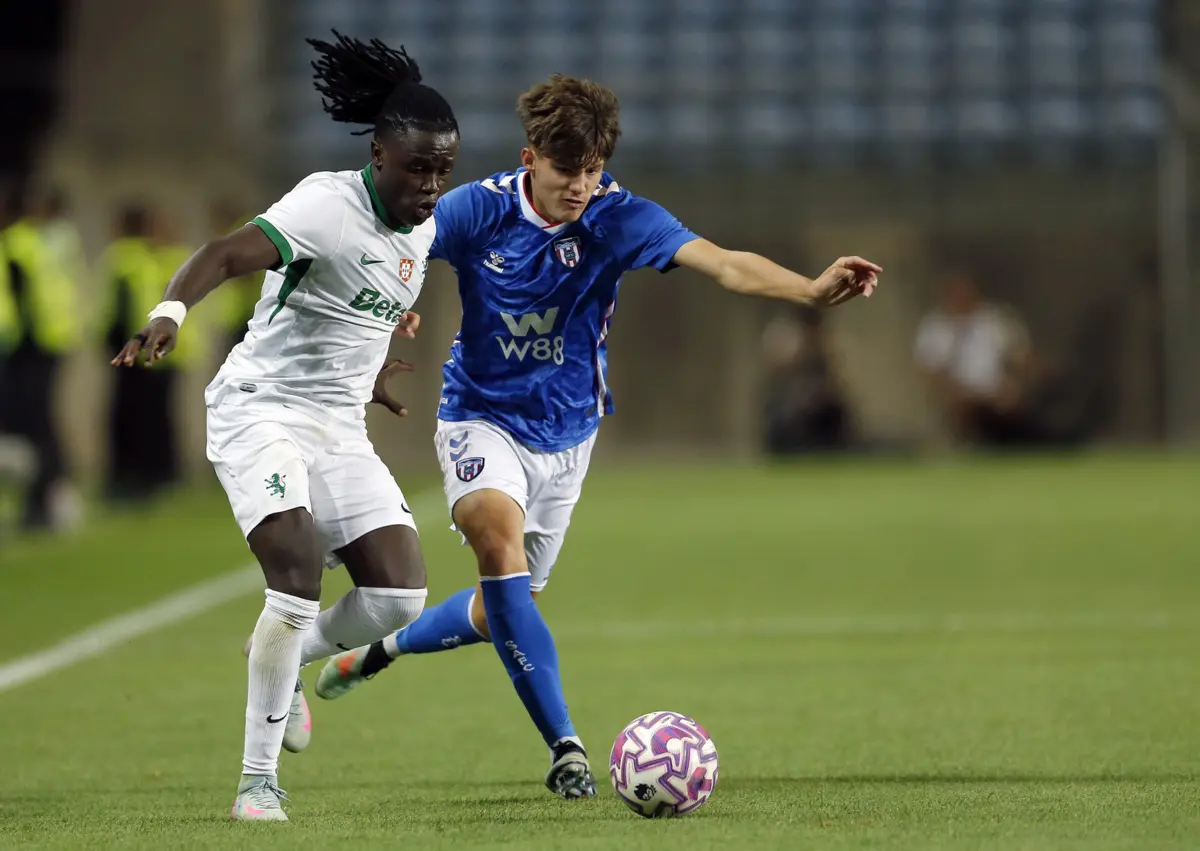 Quenda em ação contra o Sunderland