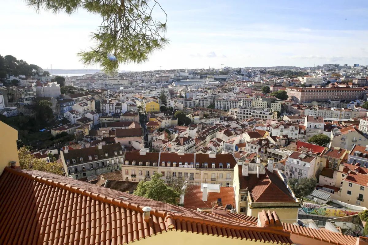 Vista para a cidade de Lisboa