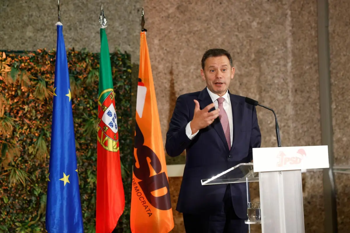 Luís Montenegro no jantar de Natal do grupo parlamentar do PSD