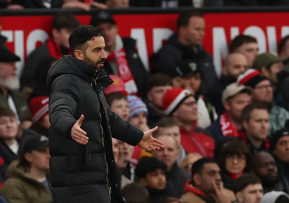 Ruben Amorim chegou ao Manchester United em novembro do ano passado