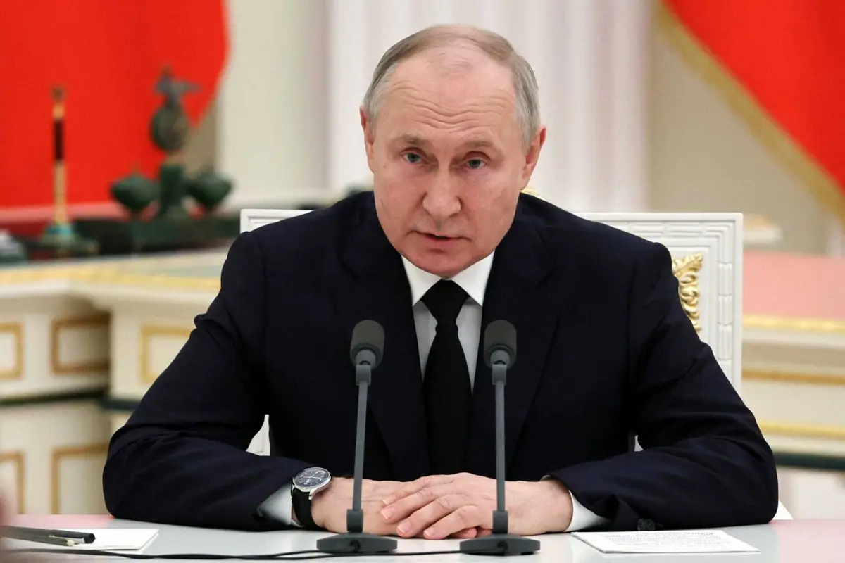 Vladimir Putin reconheceu que o Estado tinha "financiado integralmente" o grupo Wagner