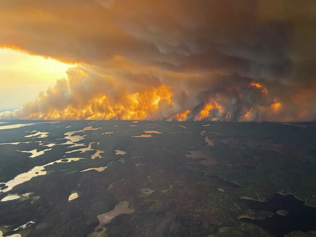 O Canadá tem atualmente 134 incêndios ativos em diversas províncias