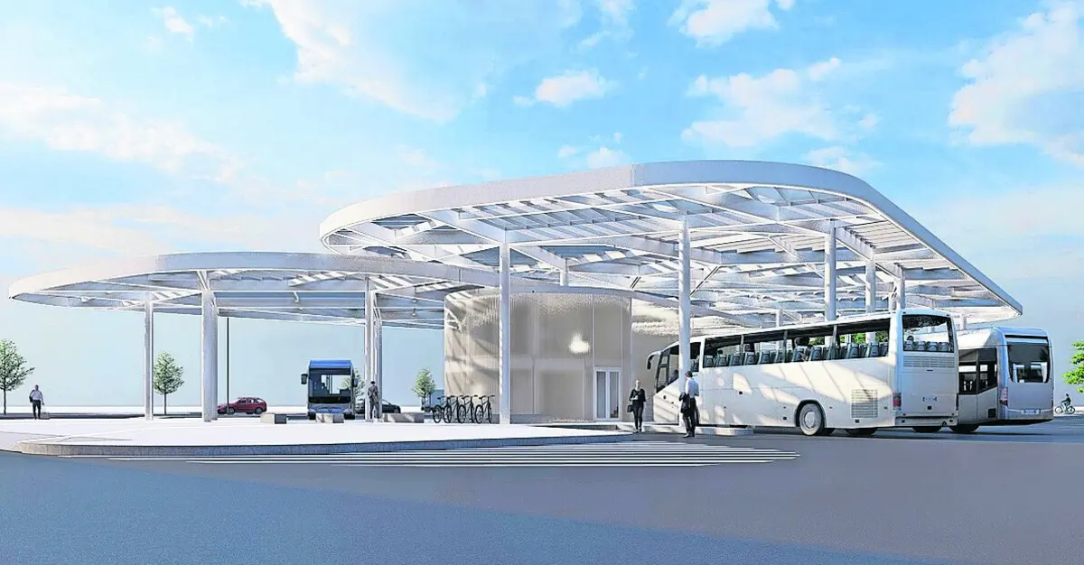 Novo terminal está a ser construído junto ao estádio e tirará 200 autocarros da cidade por dia