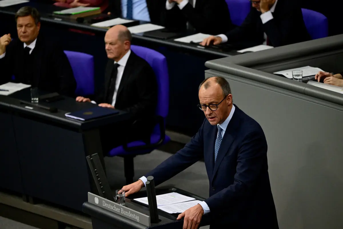 Friedrich Merz, líder dos democratas-cristãos