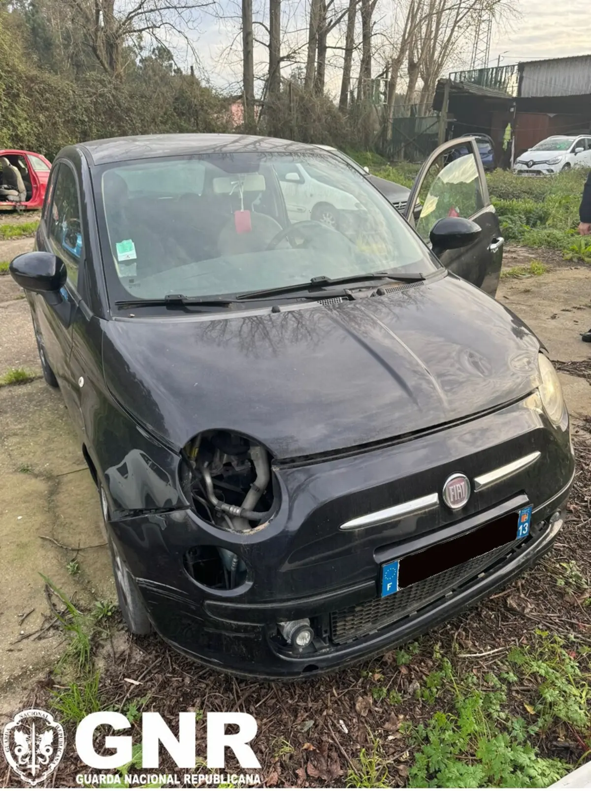 Veículo tinha sido dado como furtado em França