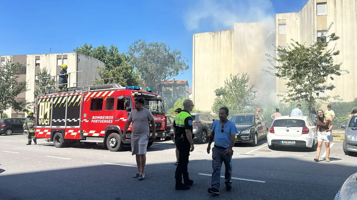 Fogo alarmou moradores