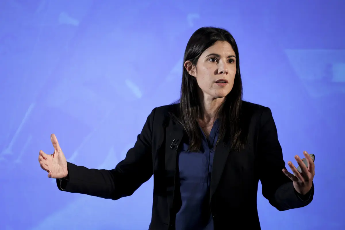 A líder do Bloco de Esquerda, Mariana Mortágua