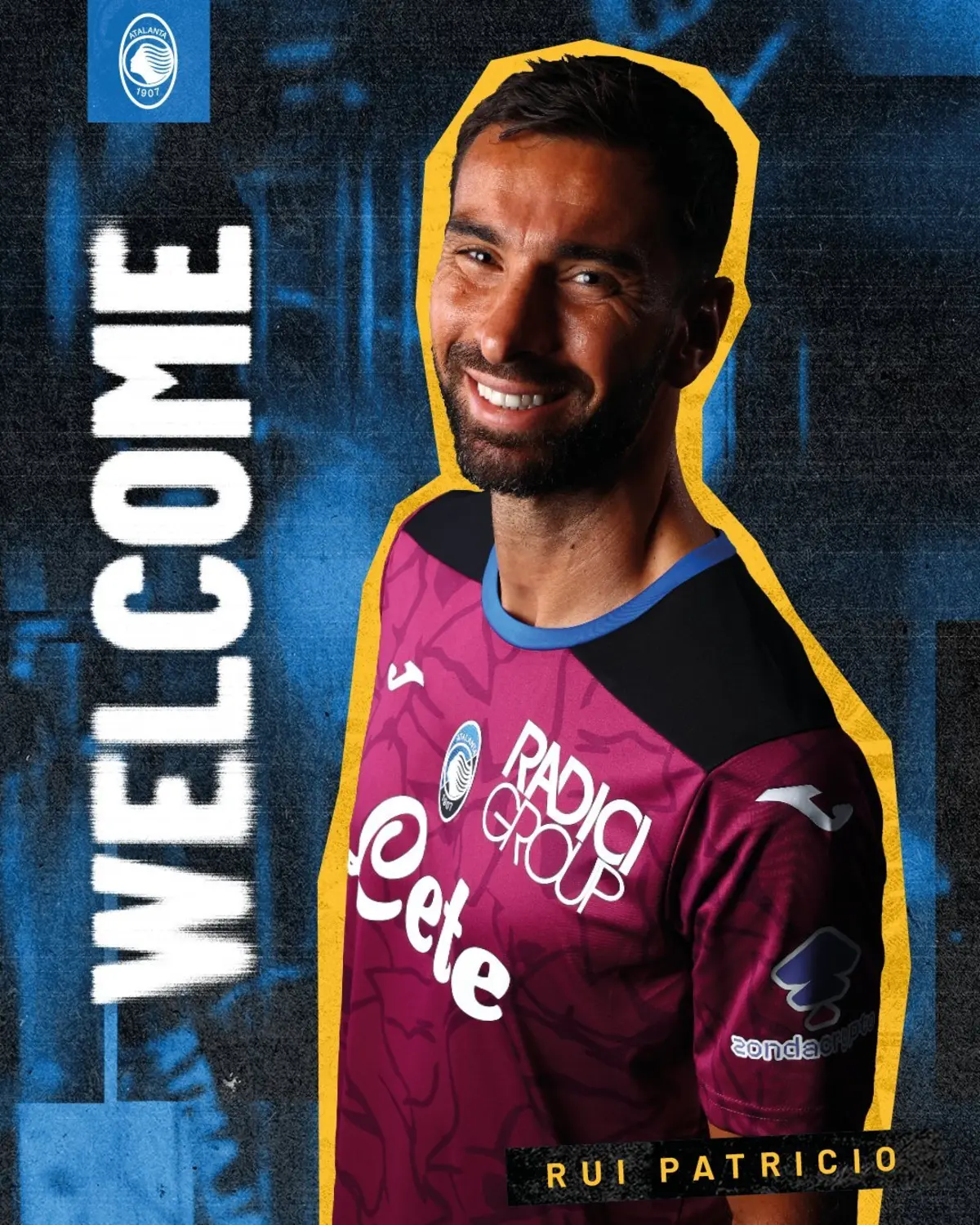 Imagem de contexto do artigo Rui Patrício apresentado na Atalanta