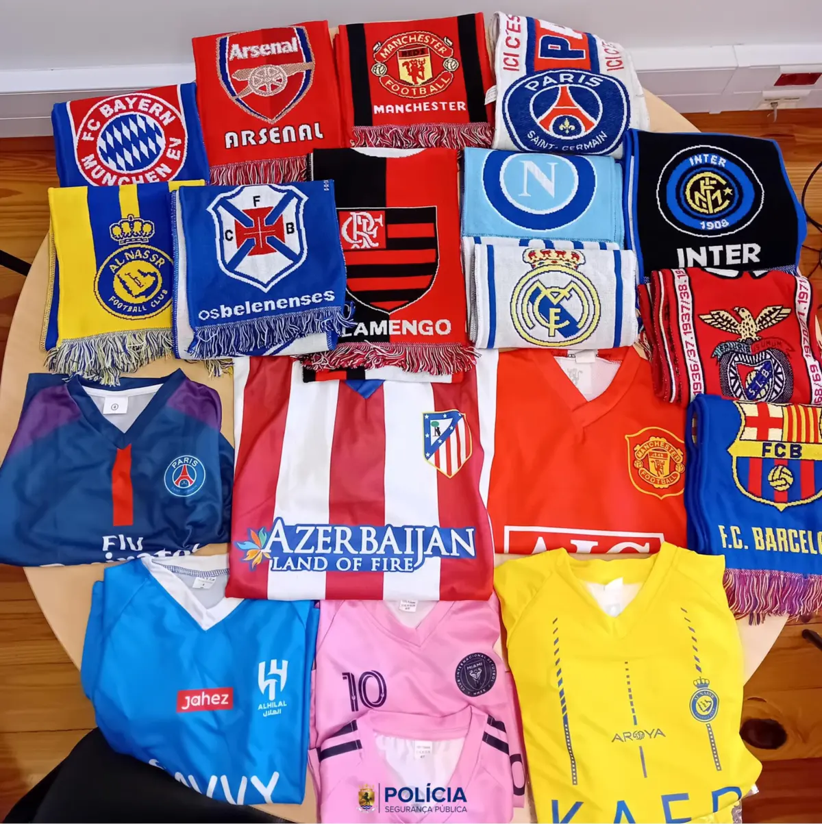 Artigos apreendidos valiam 7 250 euros