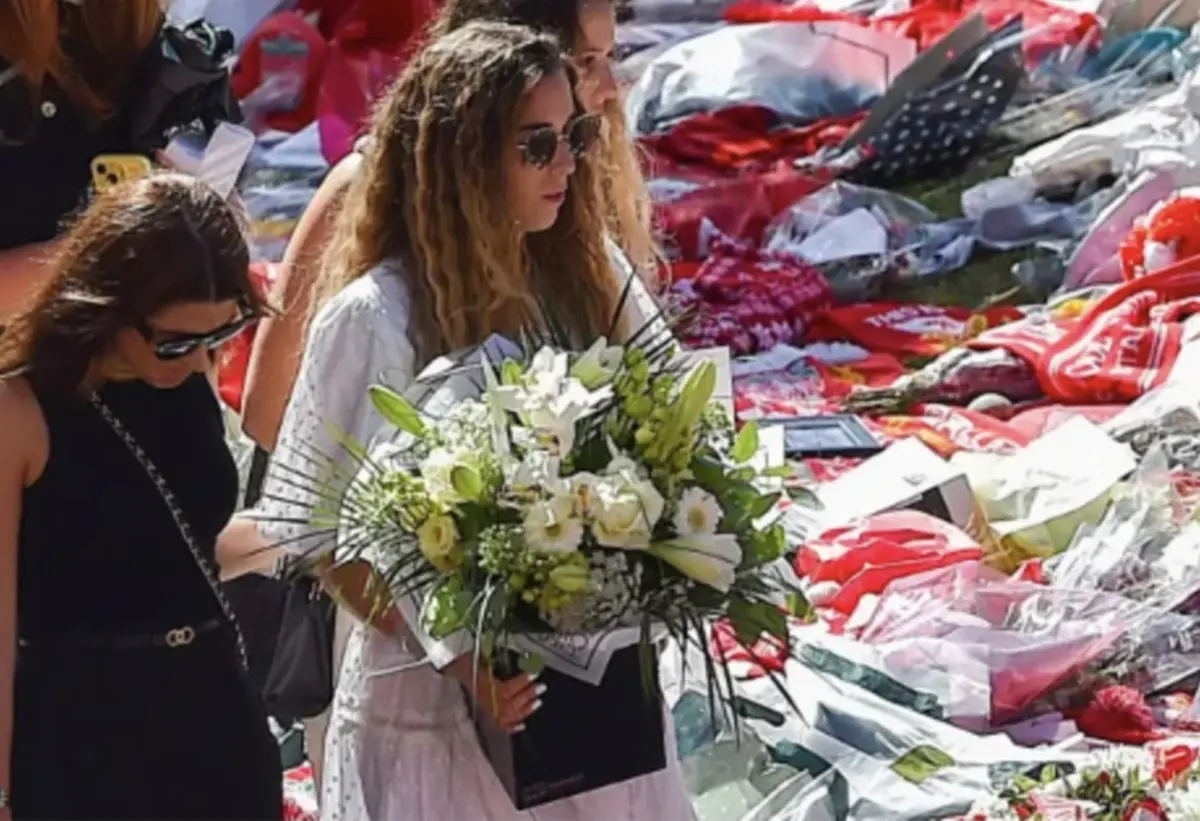 A 11 de julho, Rute Cardoso também foi a Anfield em memória de Diogo Jota