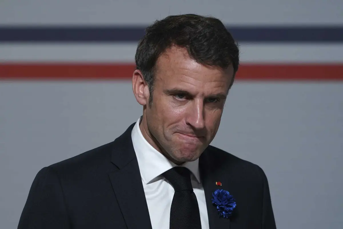 O presidente francês, Emmanuel Macron
