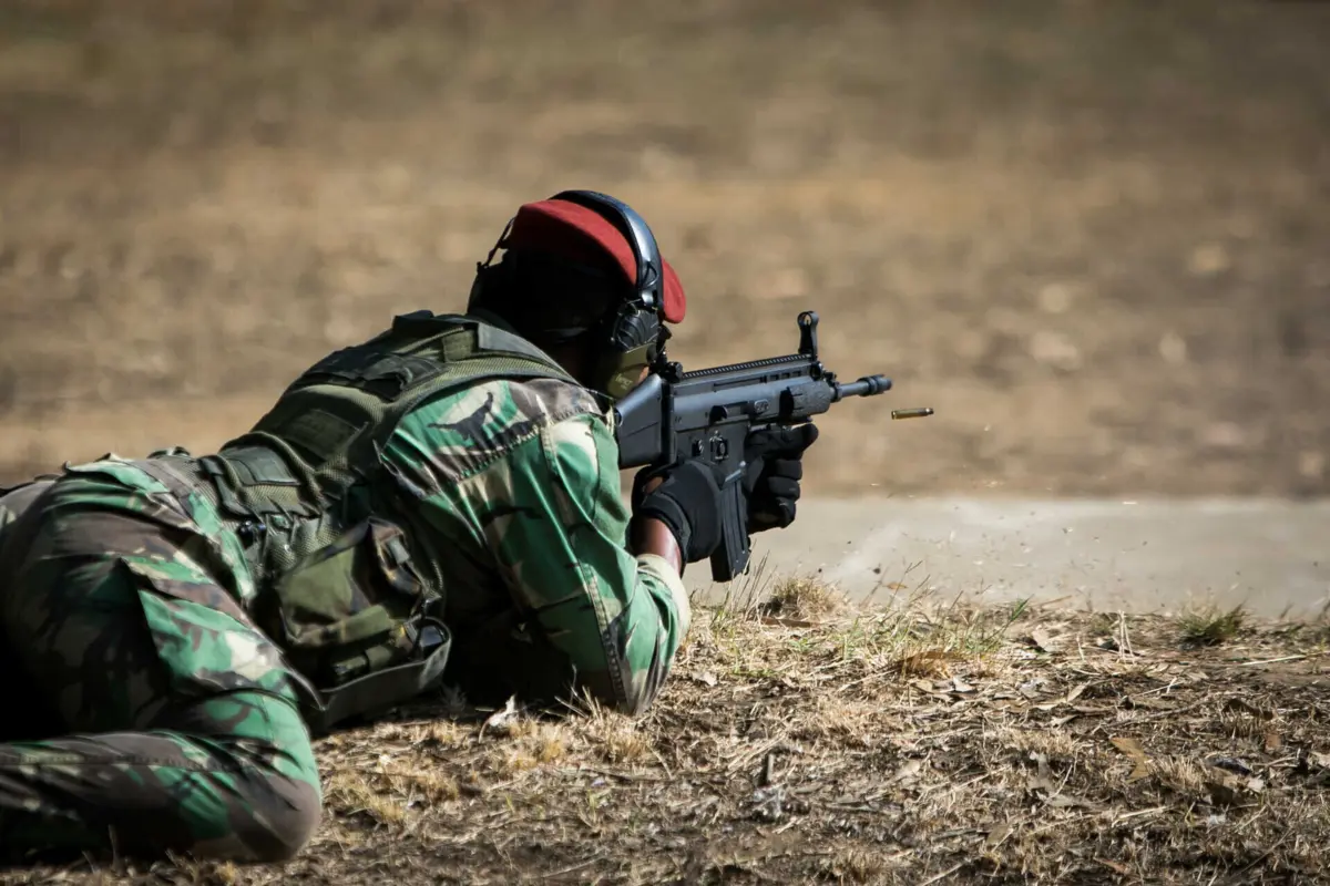 Estes jogos bélicos, realizados no início de 2023, eram focados em movimentações táticas no terreno e no combate com armas de fogo