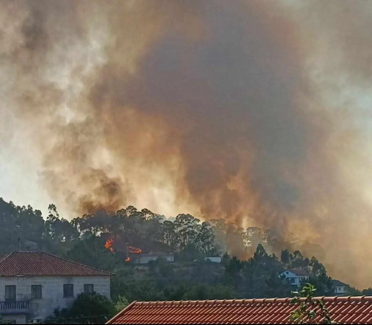 Fogo deflagrou no sábado às 21.47 horas