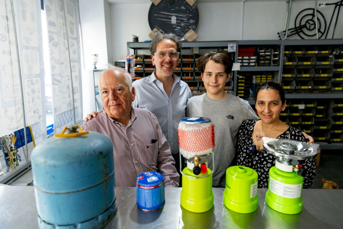 José, David, Gustavo e Lígia Campos não tiveram mãos a medir