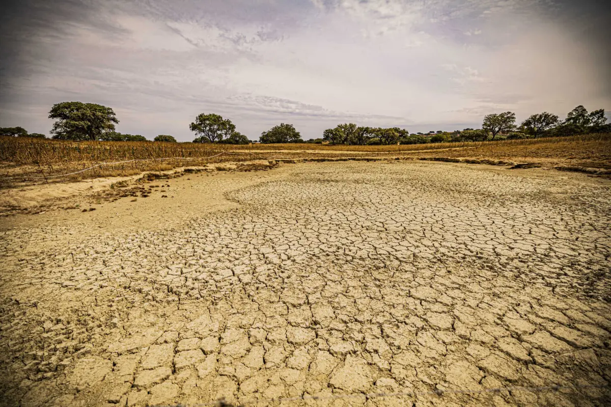 Houve um aumento da área em seca na região Sul
