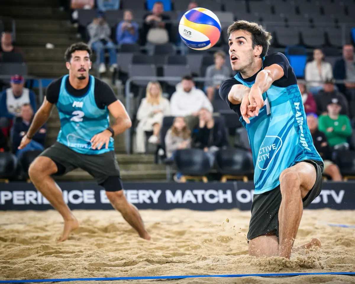 João Pedrosa e Hugo Campos em ação