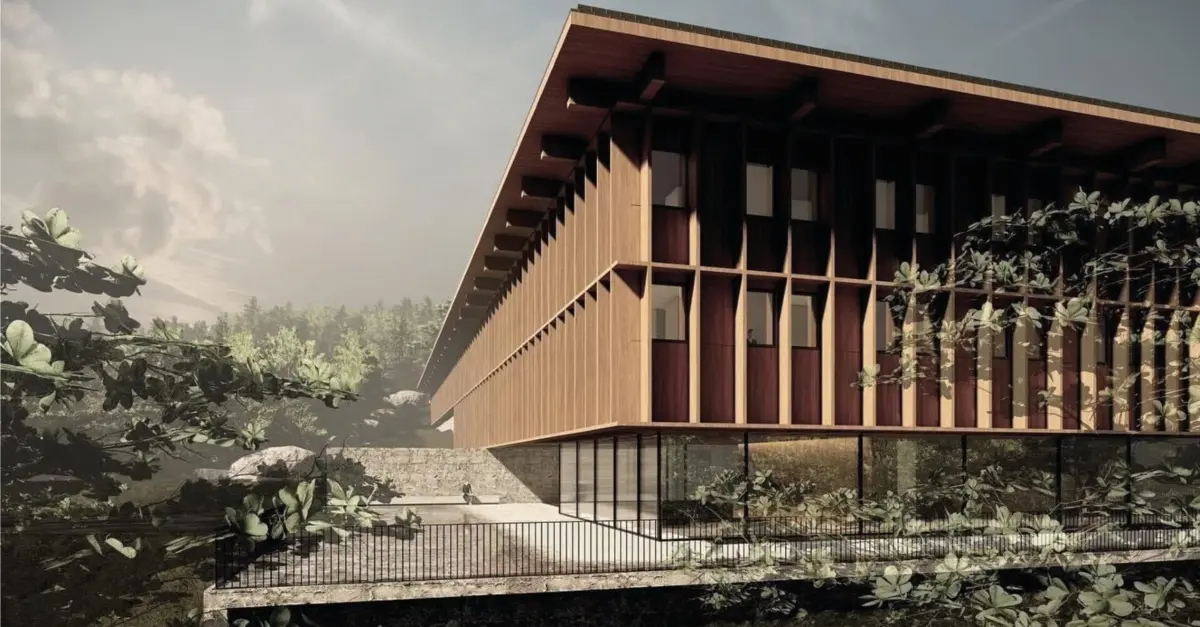 Projeto do alojamento que vai estar concluído no início do próximo ano letivo