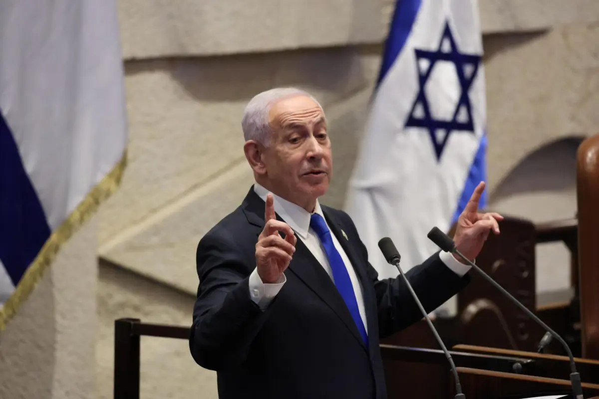 O primeiro-ministro israelita Benjamin Netanyahu