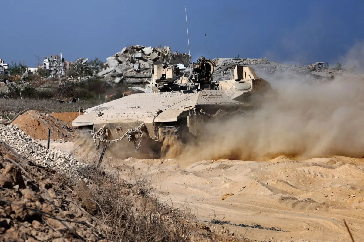 Imagem de contexto do artigo Israel continua a bombardear Gaza apesar das negociações