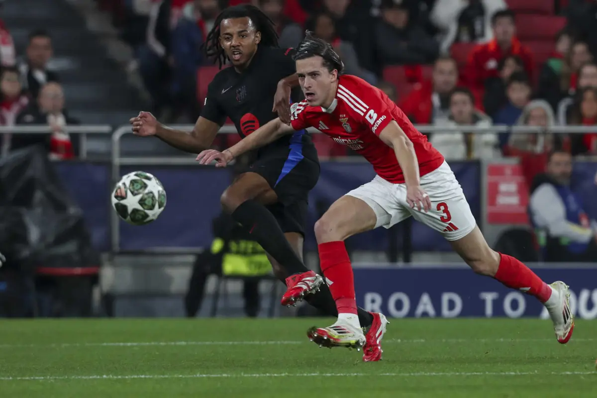 Benfica foi derrotado por 1-0