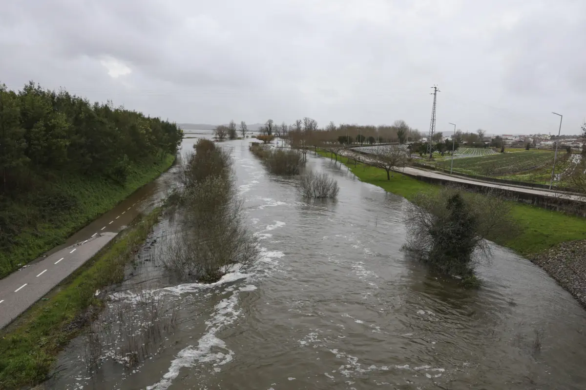 Dique de Coimbra rebentou junto ao viaduto da A1