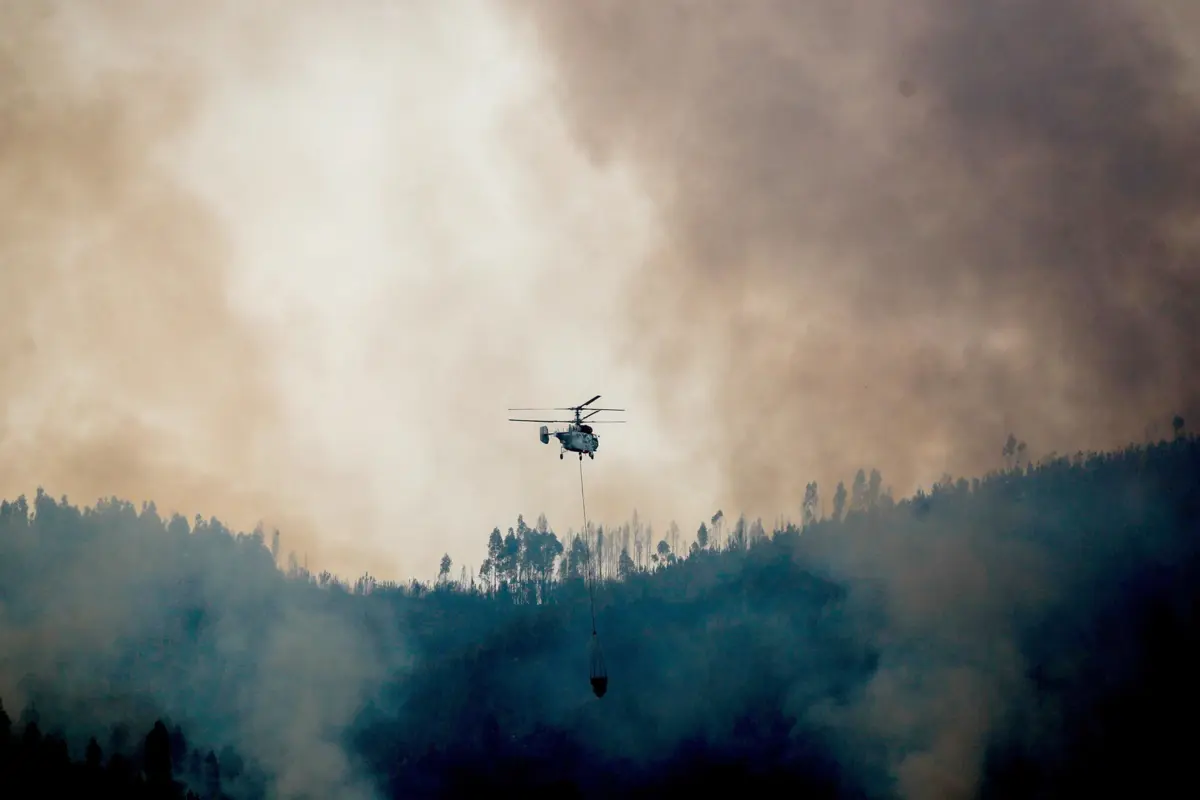 A única localidade totalmente evacuada foi a aldeia de Ceiroco