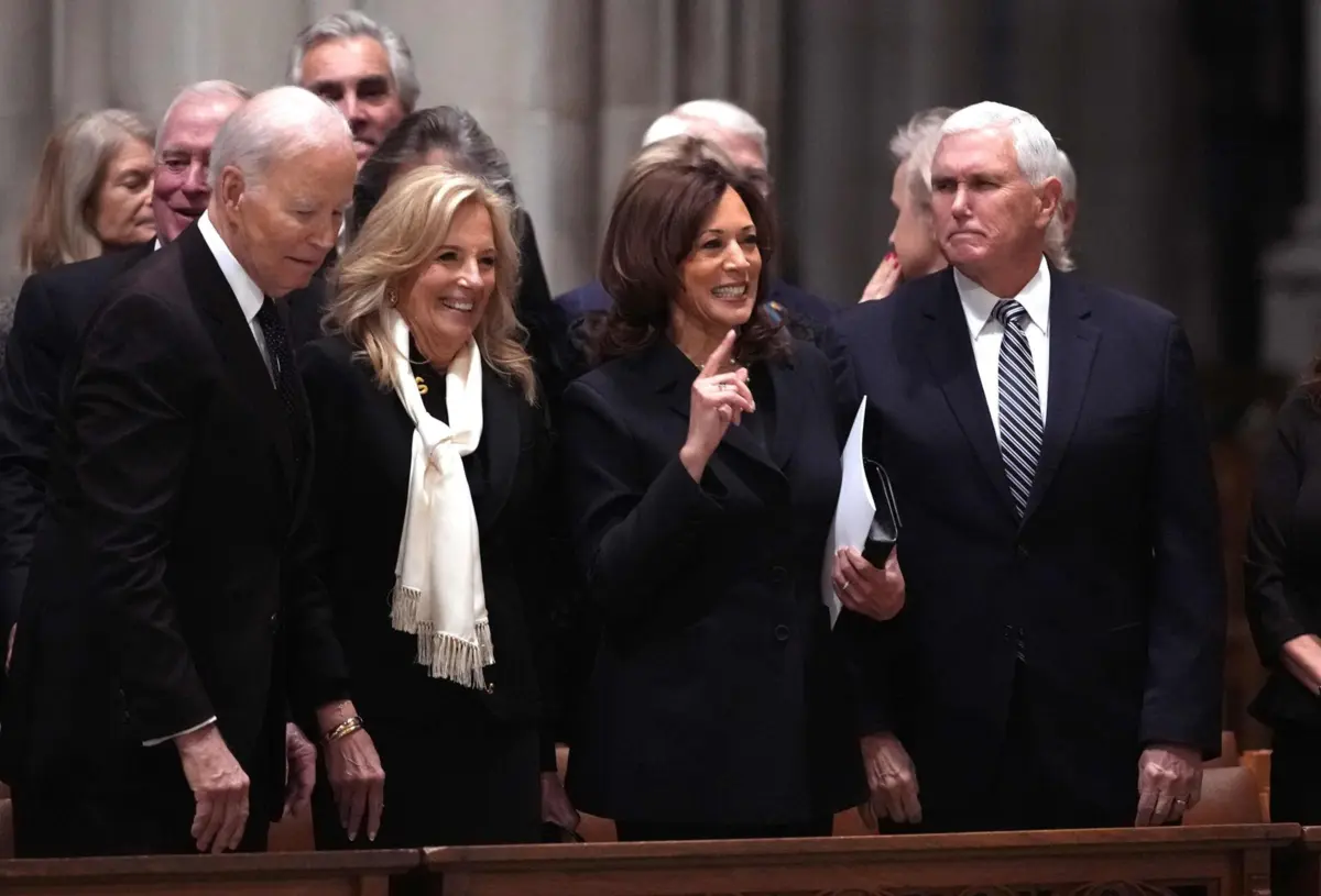 A ex-vice-presidente norte-americana Kamala Harris