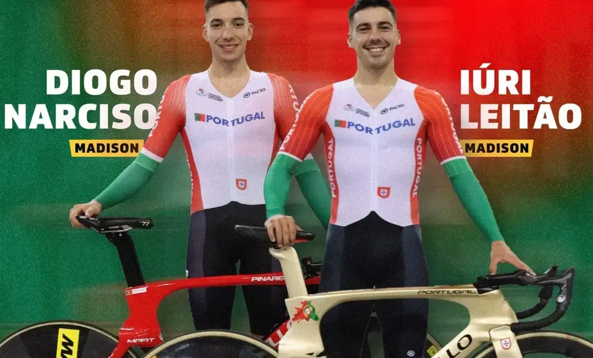 Portugues brilham nos Europeus de ciclismo de pista