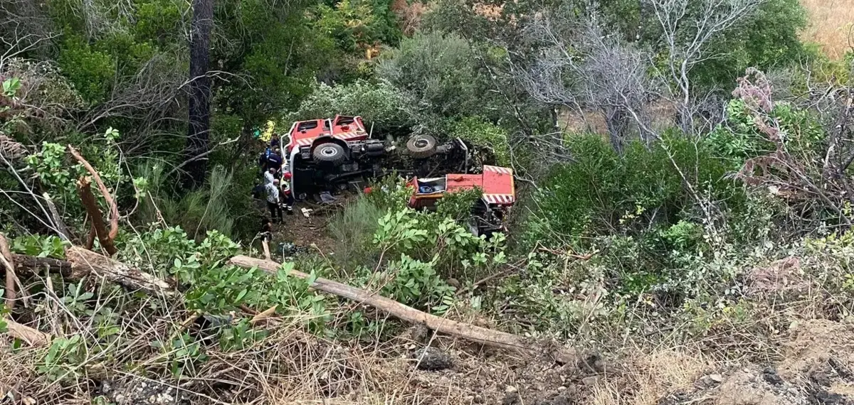 Acidente com veículo dos Bombeiros da Covilhã