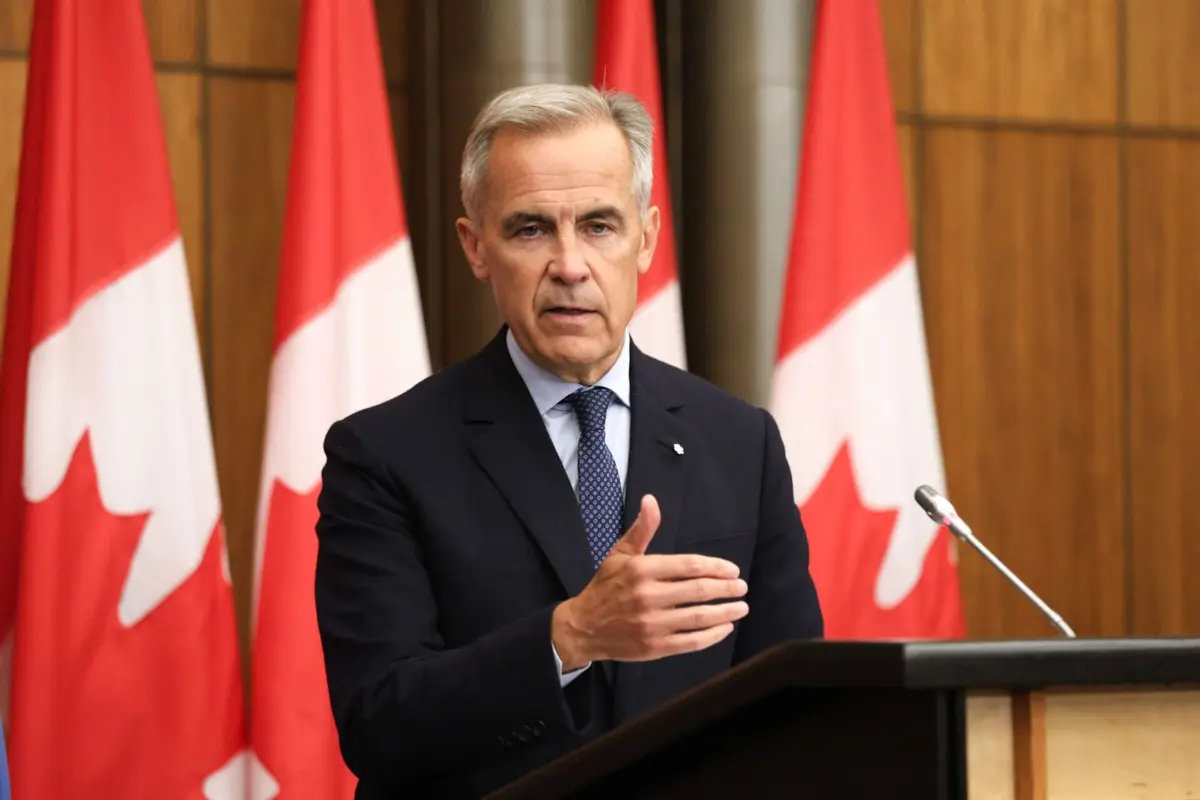 O primeiro-ministro do Canadá, Mark Carney
